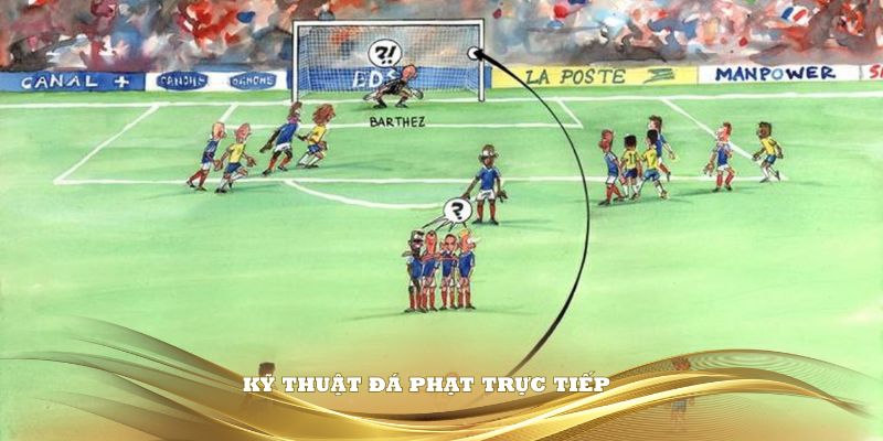 Tìm hiểu về luật đá phạt trực tiếp từ FIFA